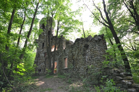 Pałac i nietypowe ruiny